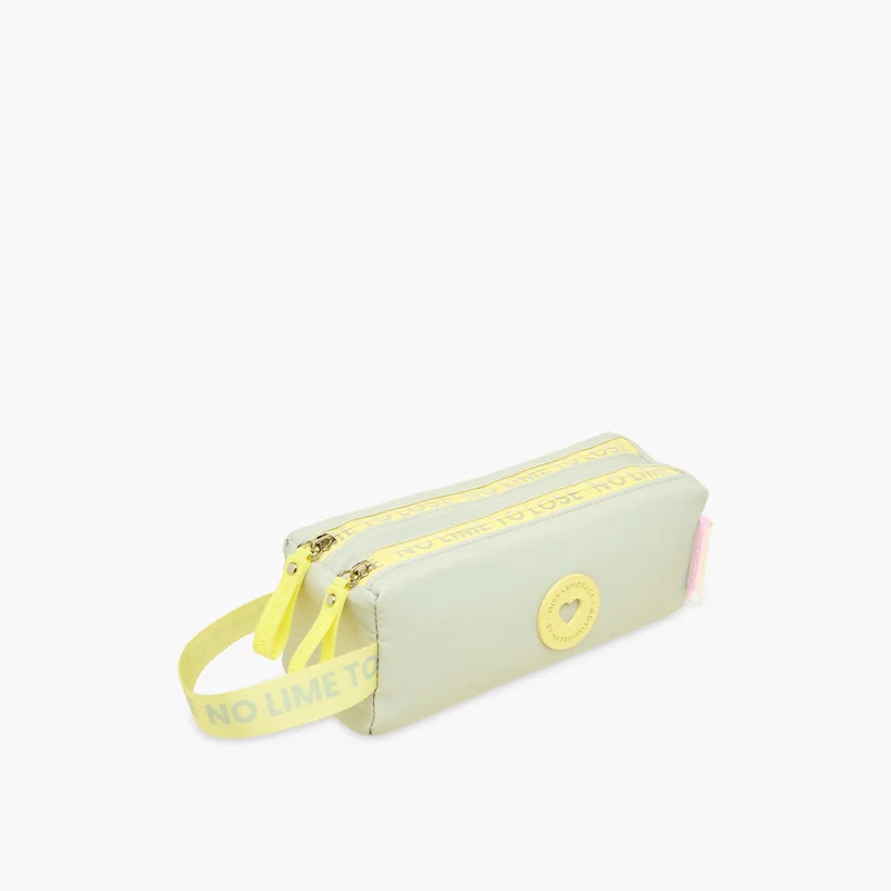 مس ليمونيد Pouch-Venus-1 Cmprt-Girls- (Polyester) Grey \ 22X8X7